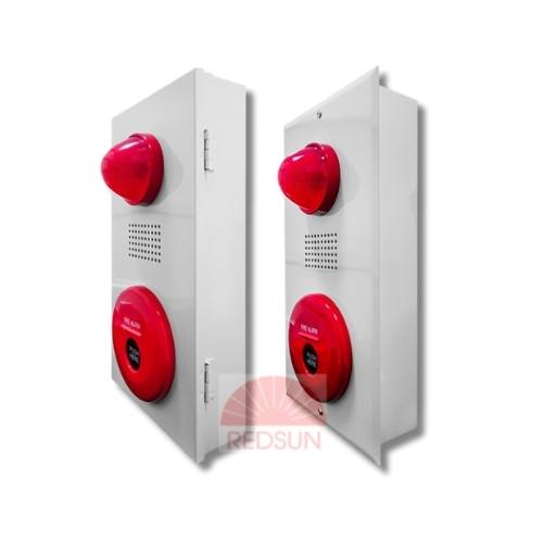 Tổ hợp chuông - đèn - nút nhấn báo cháy Chungmei